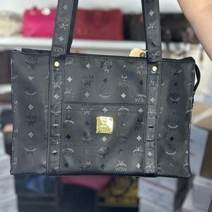 MCM BLACK TOTE